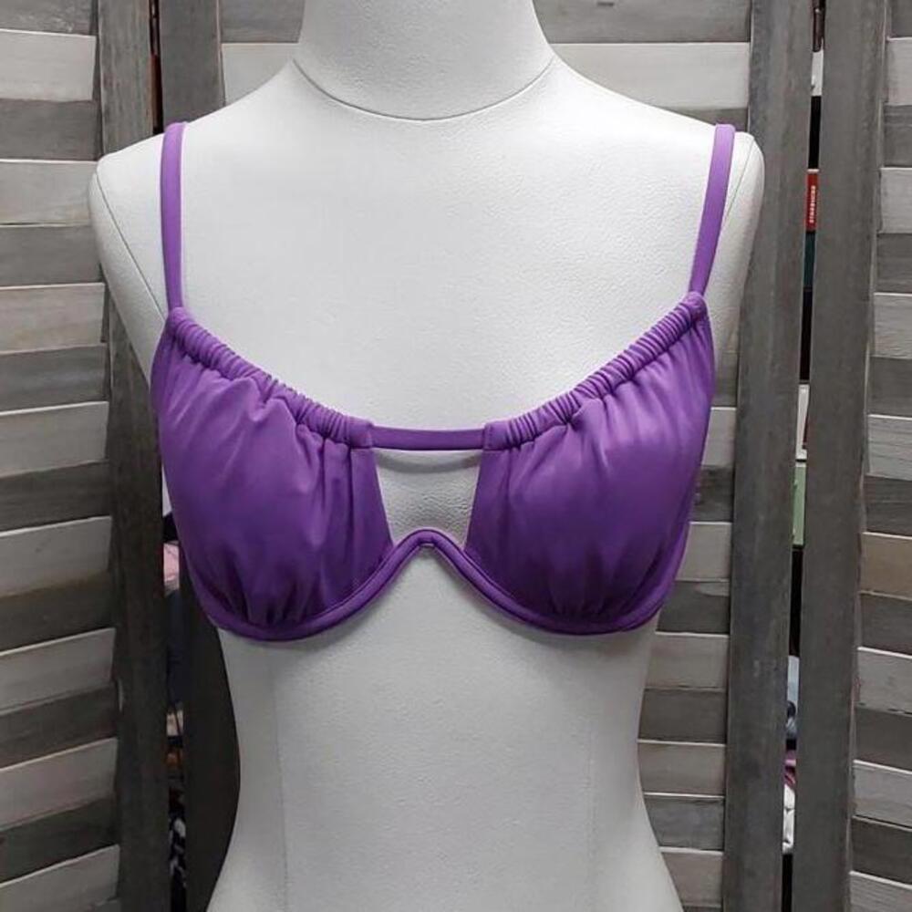 Women's Tunneled Neckline Underwire Bikini Top | Shade & Shore | 36C